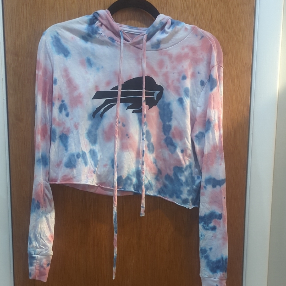 Tie-Dye Crop Hoodie